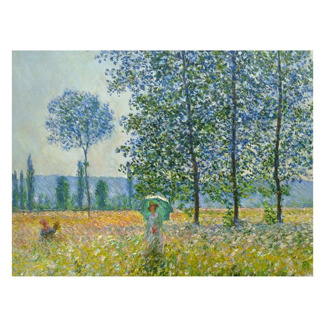 Magnetic memo board - Claude Monet - Fields In Spring