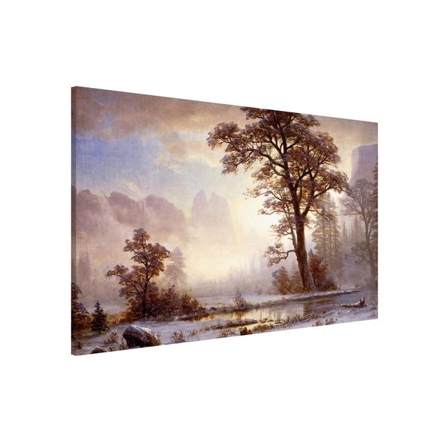 Magnetic memo board - Albert Bierstadt - Valley of the Yosemite, Snow Fall