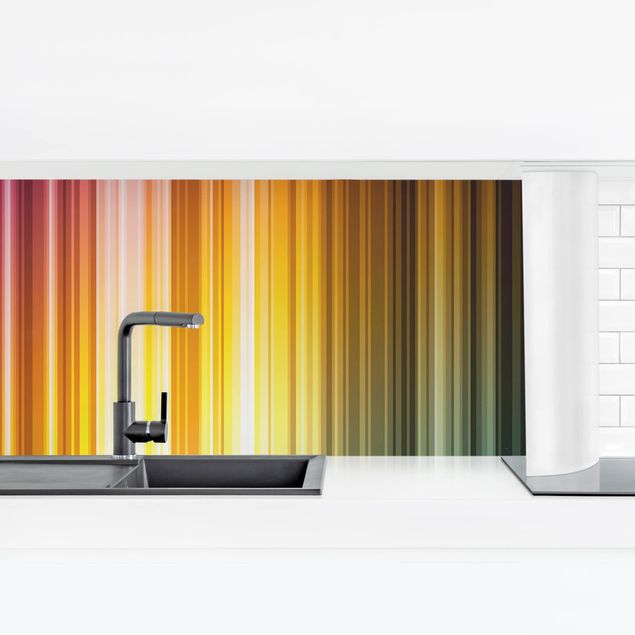 Kitchen wall cladding - Rainbow Light