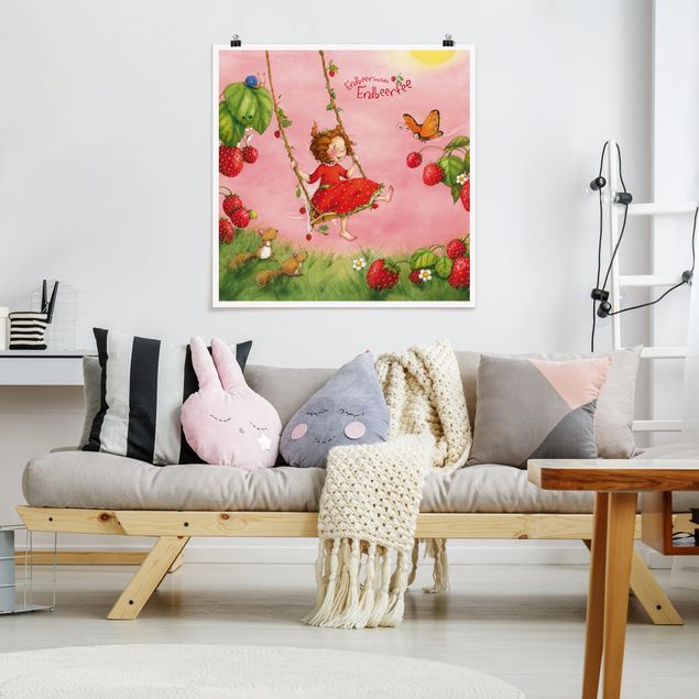 Poster - Little Strawberry Strawberry Fairy - Tree Swing