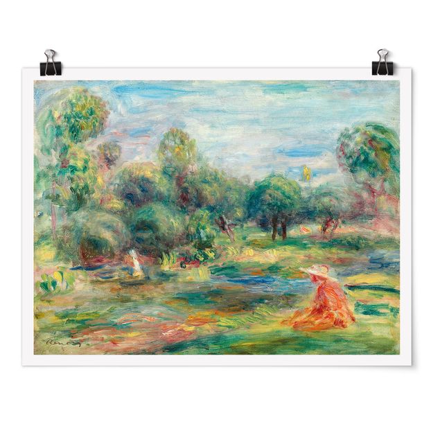 Poster - Auguste Renoir - Landscape At Cagnes