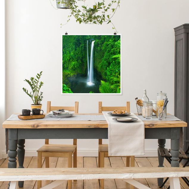 Poster - Heavenly Waterfall