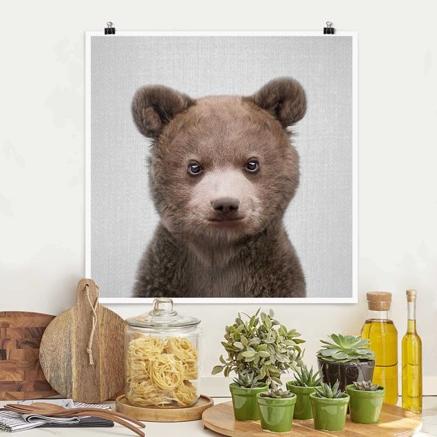 Poster art print - Baby Bear Bruno