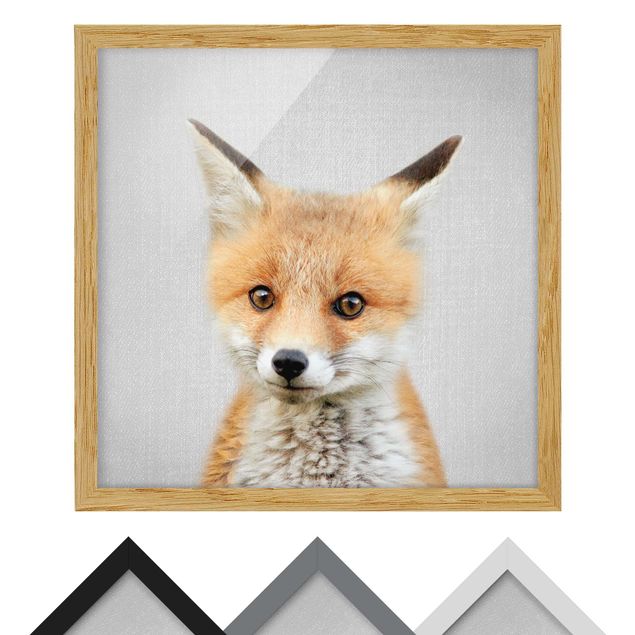 Framed poster - Baby Fox Fritz