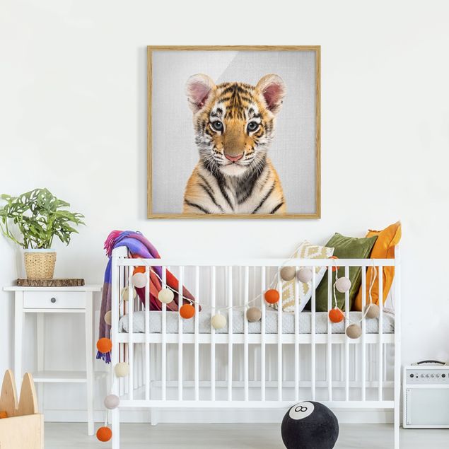 Framed poster - Baby Tiger Thor