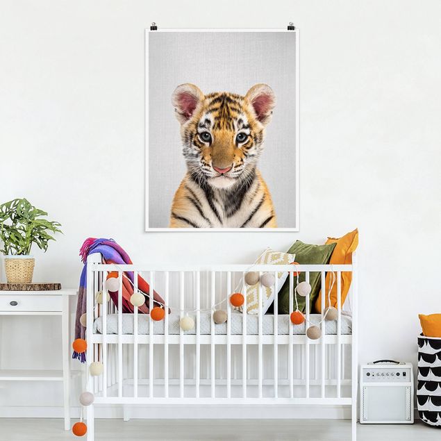 Poster art print - Baby Tiger Thor