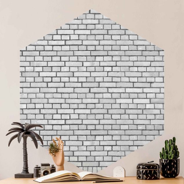 Wallpapers Brick Wall White