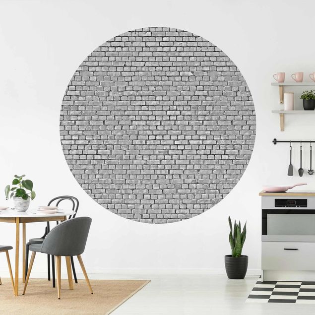 Wallpapers Brick Tile Wallpaper Black And White
