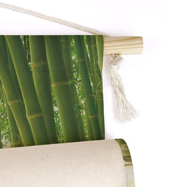 cloth wall hanging Bamboo Way