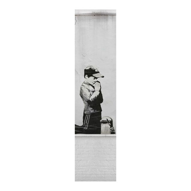 Sliding curtain set - Praying Boy - Brandalised ft. Graffiti by Banksy