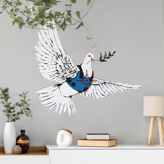 Wall stickers Dove Of Peace - Brandalised ft. graffiti by Banksy