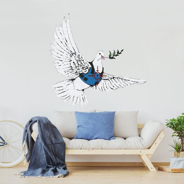 Wall sticker - Dove Of Peace - Brandalised ft. graffiti by Banksy