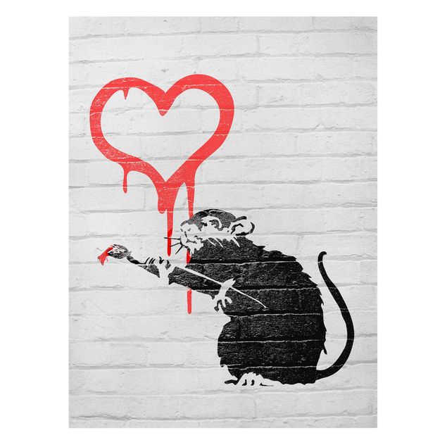 Canvas print - Banksy - Love Rat