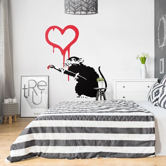 Wall sticker - Love Rat - Brandalised ft. Graffiti by Banksy