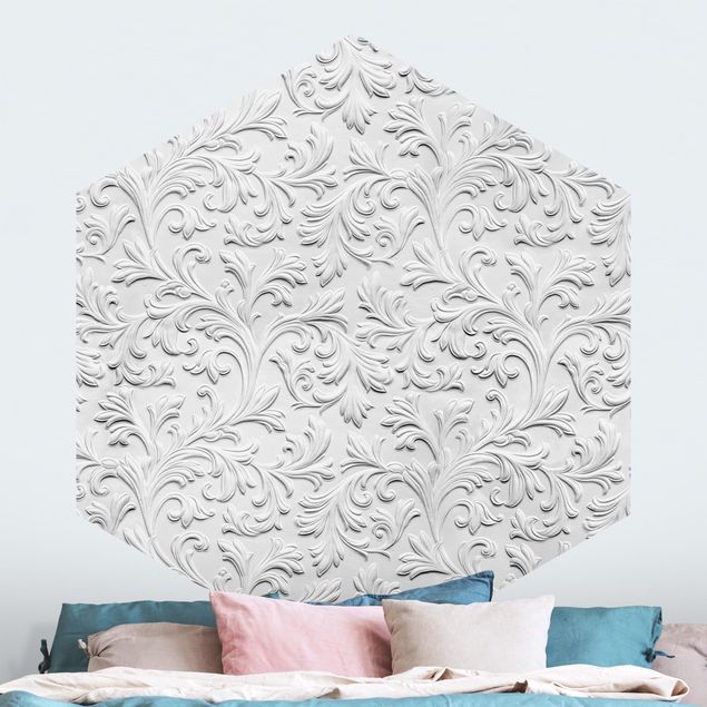 Wallpapers Baroque Pattern Plaster Optics