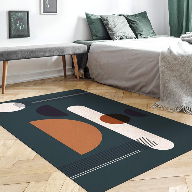 modern abstract rug Bauhaus Dresden