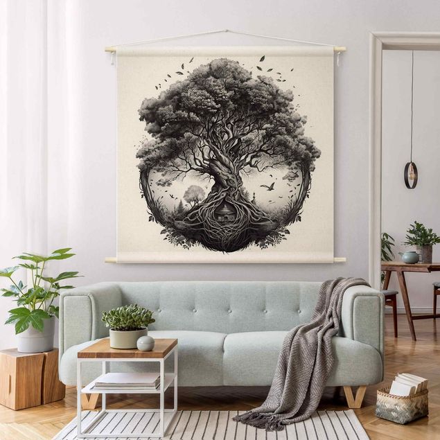 tapestry forest Tree Of Life Illustration