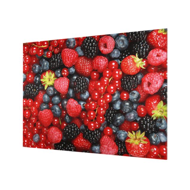 Glass Splashback - Fruity Berries - Landscape 3:4