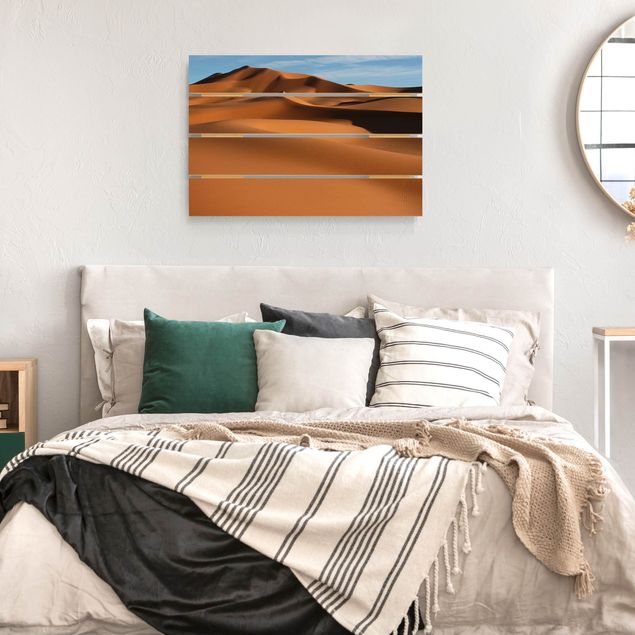 Print on wood - Desert Dunes