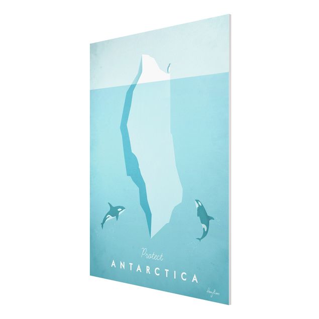 Print on forex - Travel Poster - Antarctica