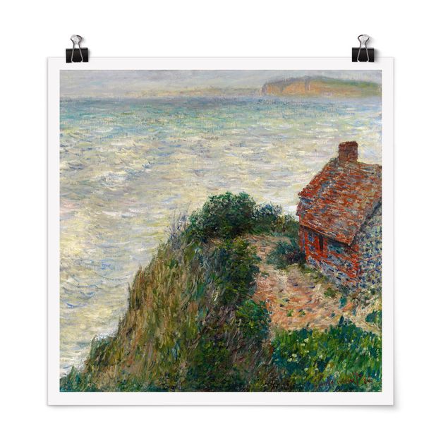 Poster - Claude Monet - Fisherman's house at Petit Ailly