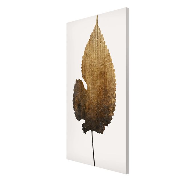 Magnetic memo board - Golden Leave - Lime Tree