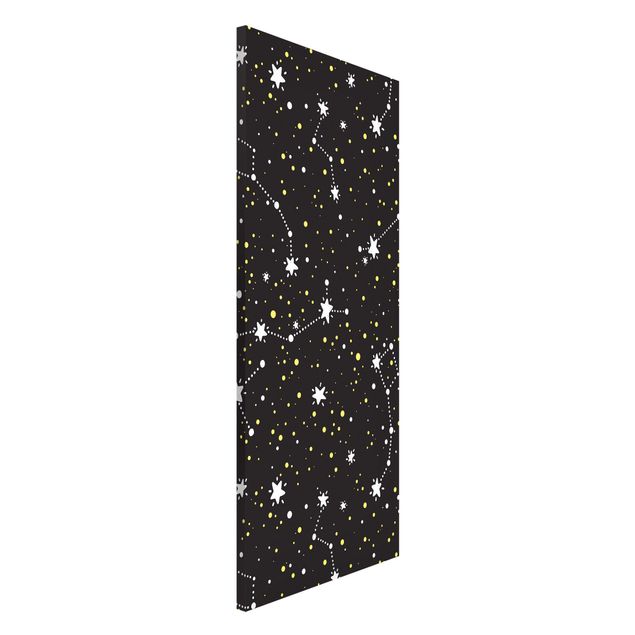 Magnetic memo board - Drawn Starry Sky With Great Bear