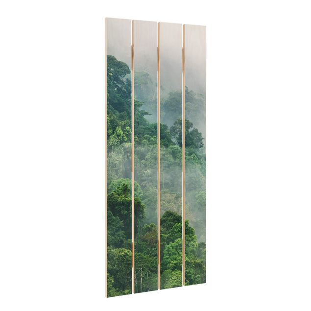 Print on wood - Jungle In The Fog