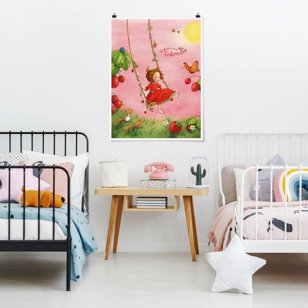 Poster kids room - Little Strawberry Strawberry Fairy - Tree Swing