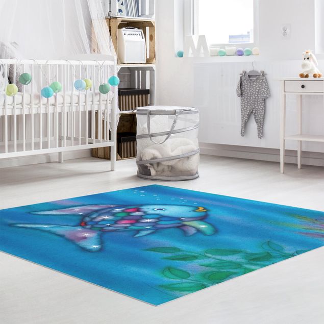 outdoor patio rugs The Rainbow Fish - Alone In The Vast Ocean