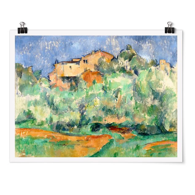 Poster - Paul Cézanne - House And Dovecote At Bellevue