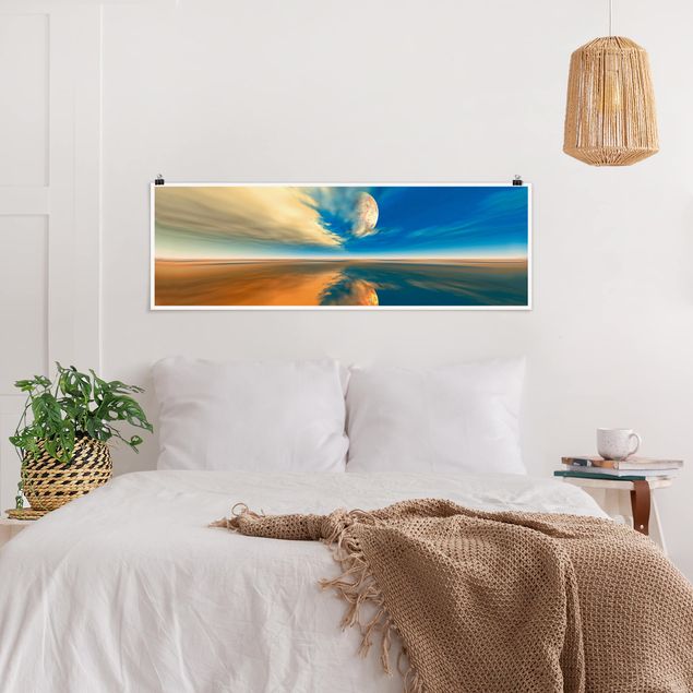 Panoramic poster beach - Fantasy