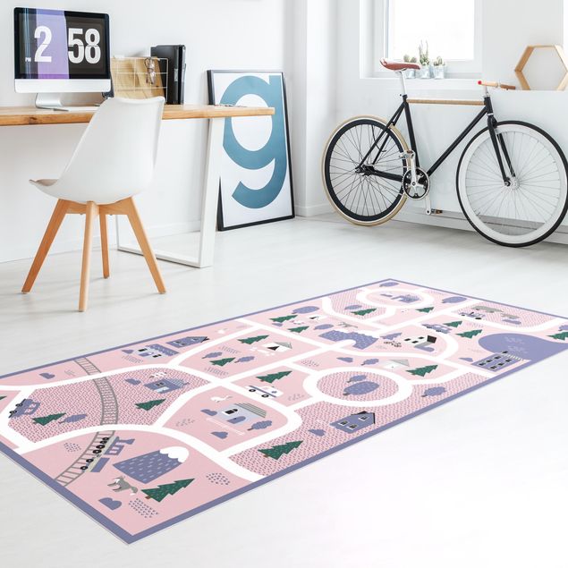 Runner rugs Playoom Mat Village - Off To The Countryside
