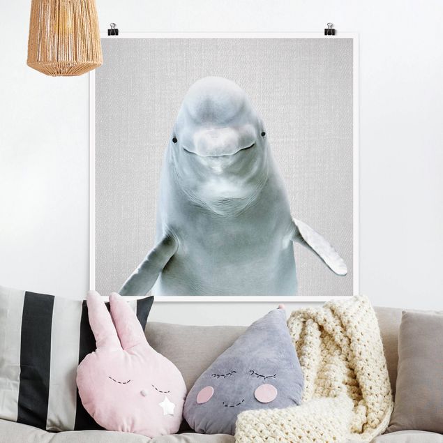 Poster art print - Beluga Whale Bob