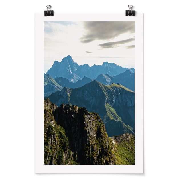 Poster - Mountains On The Lofoten