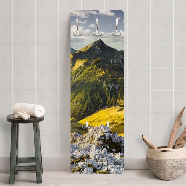 Coat rack - Mountains And Valley Of The Lechtal Alps In Tirol
