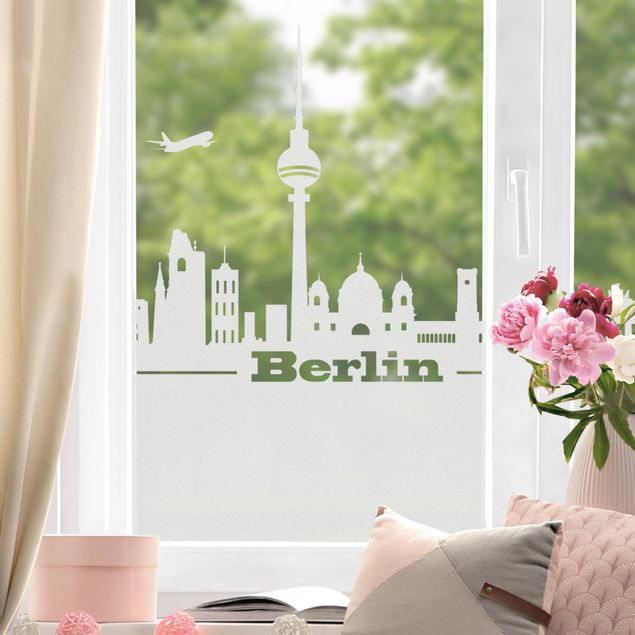 Window film - Berlin Skyline border