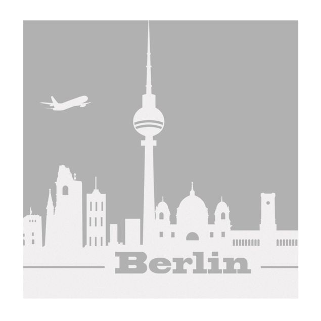Window film - Berlin Skyline border