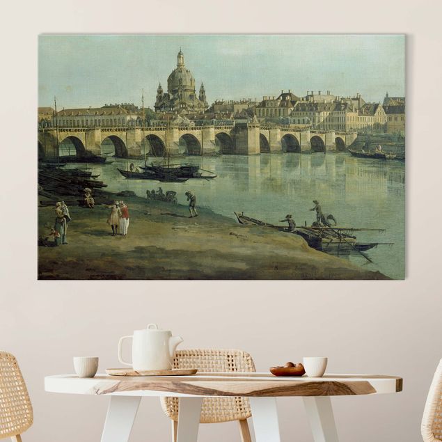 Acoustic art panels Bernardo Bellotto - View Of Dresden From The Right Bank Of The Elbe