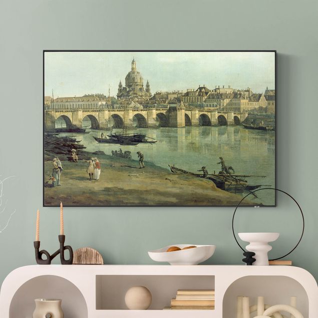 Print with acoustic tension frame system - Bernardo Bellotto - View Of Dresden From The Right Bank Of The Elbe