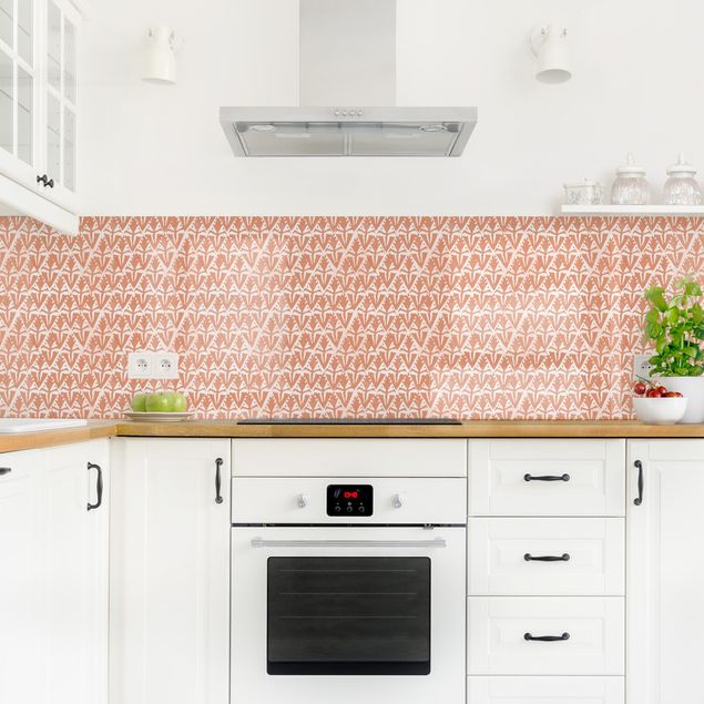 Kitchen wall cladding - Vintage Pattern Art Deco Rhombuses