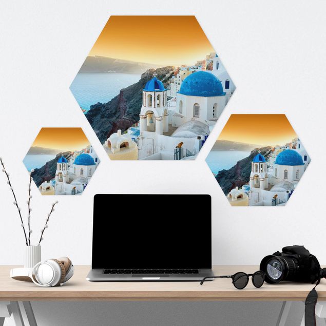 Forex hexagon - Santorini Sunset
