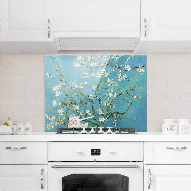 Glass splashback art print Vincent Van Gogh - Almond Blossom