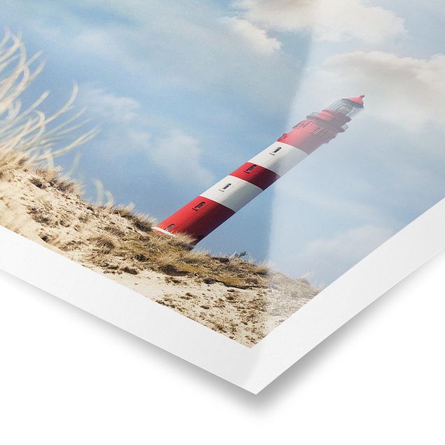 Poster - Lighthouse Between Dunes