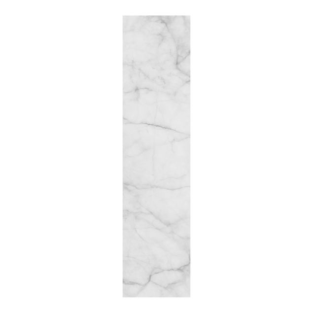 Sliding panel curtains set - Bianco Carrara