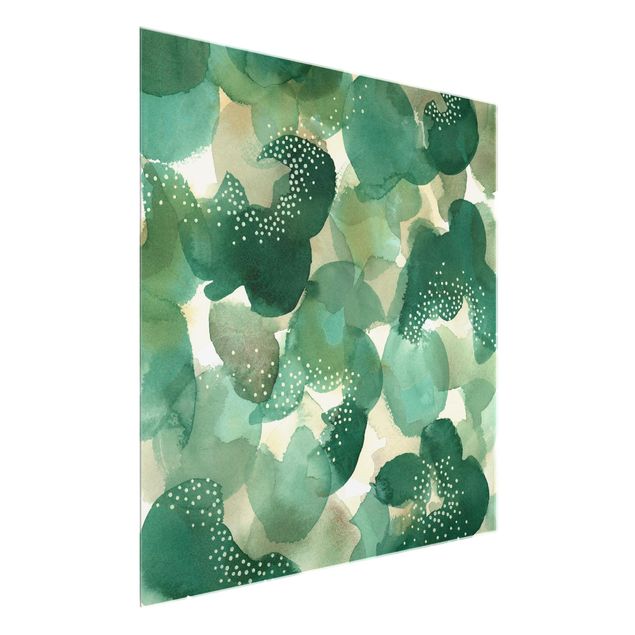 Glass print - Leaf canopy