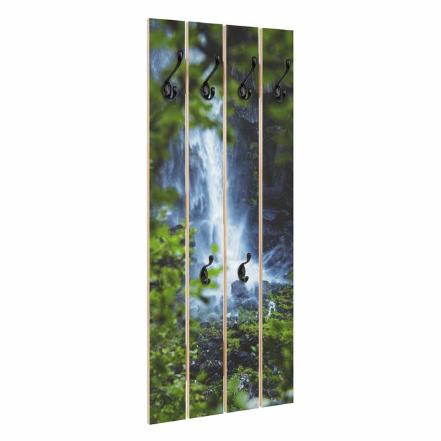 Wooden coat rack - View Of Waterfall