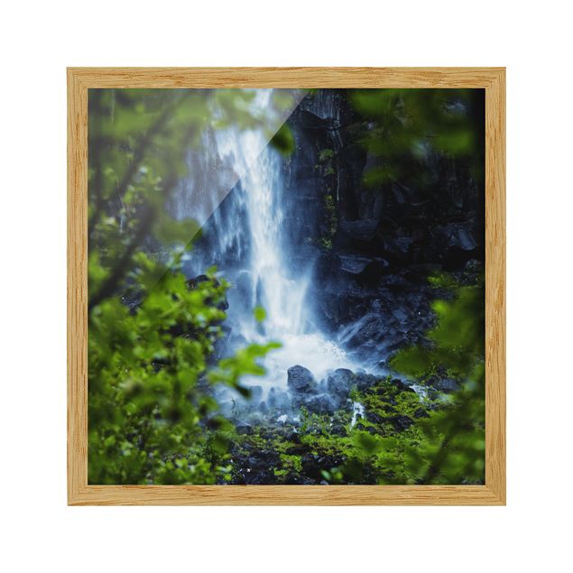 Framed poster - View Of Waterfall