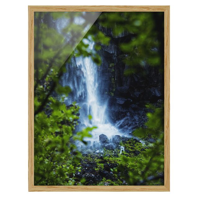 Framed poster - View Of Waterfall