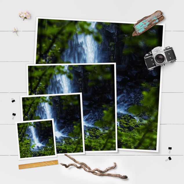 Poster - View Of Waterfall